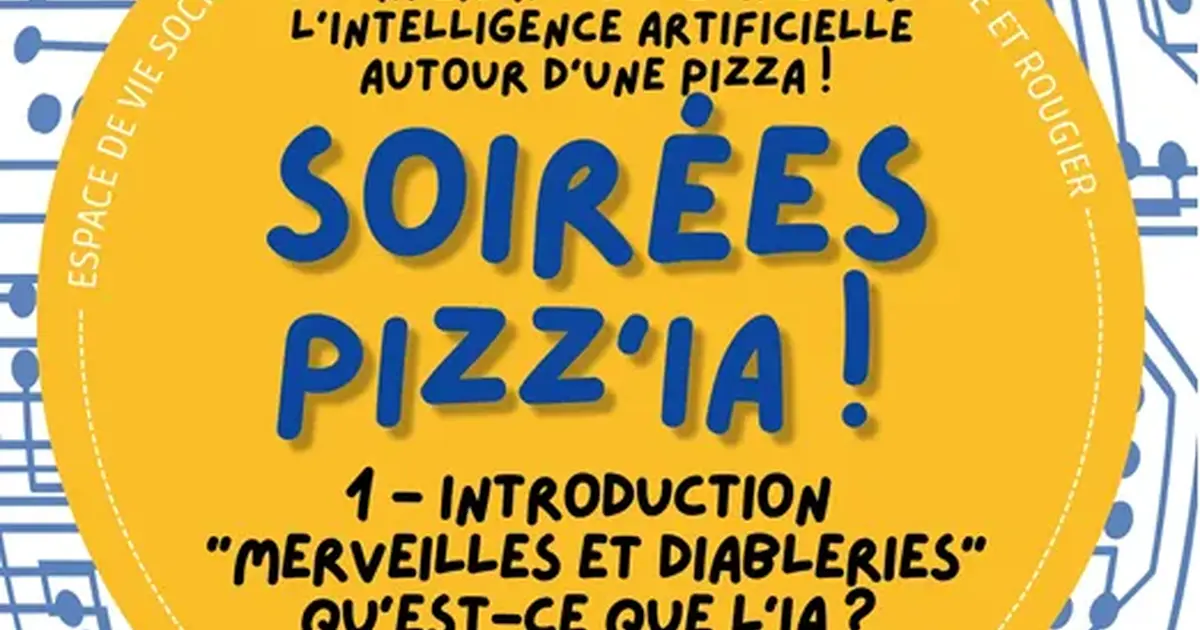 Soirée Pizz'IA - conférence/débat sur l'IA