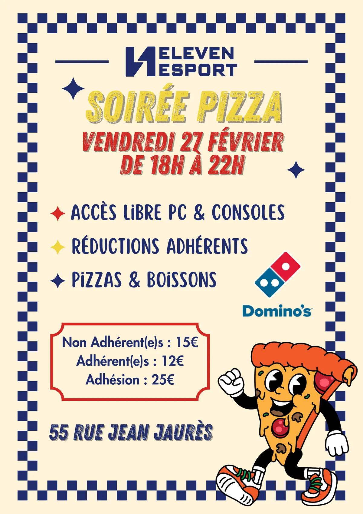 Soirée pizza et jeux vidéos