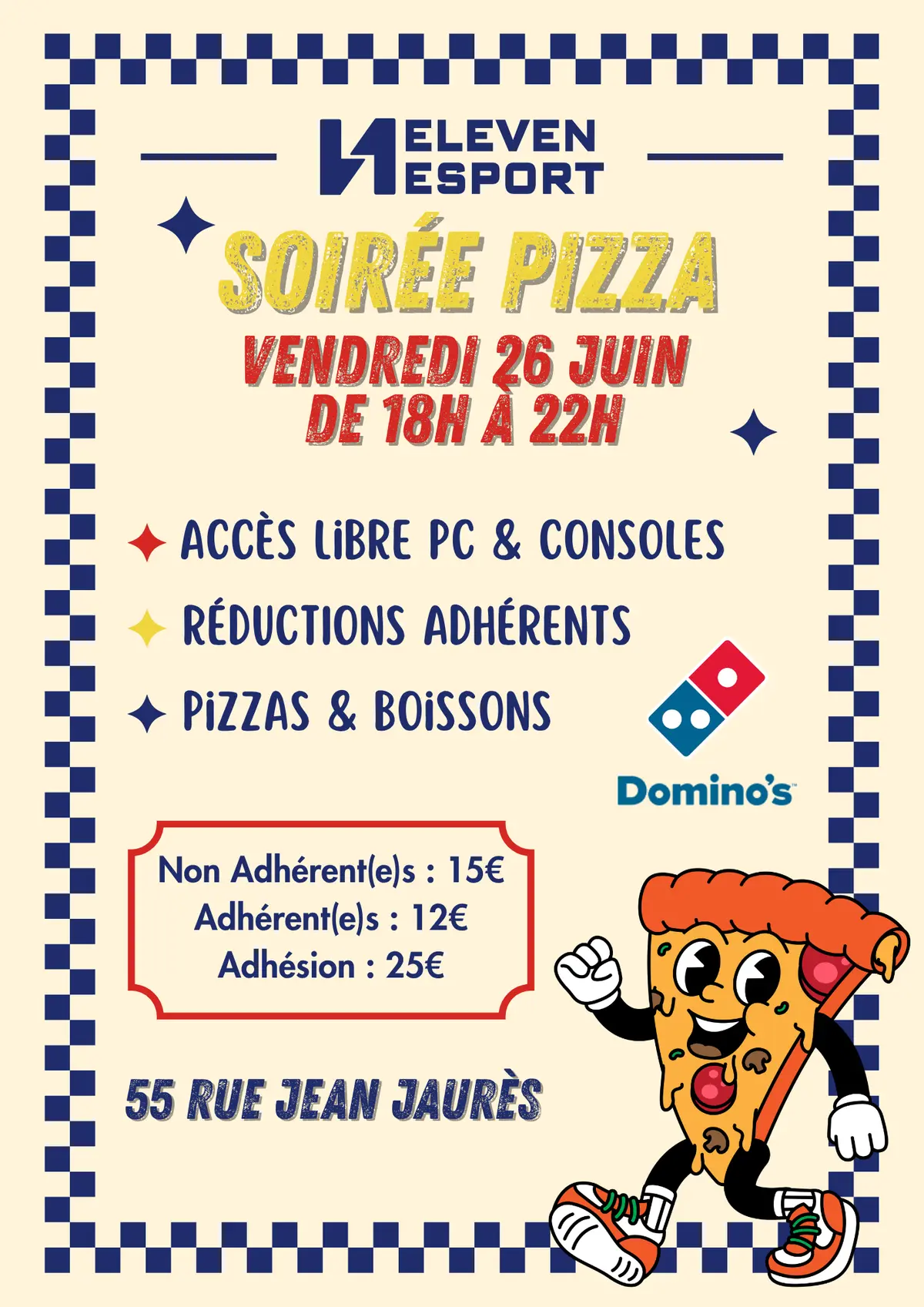 Soirée pizza et jeux vidéos