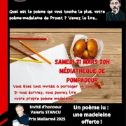 Soirée poème madeleine