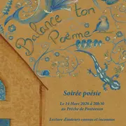 Soirée poésie Balance ton poème