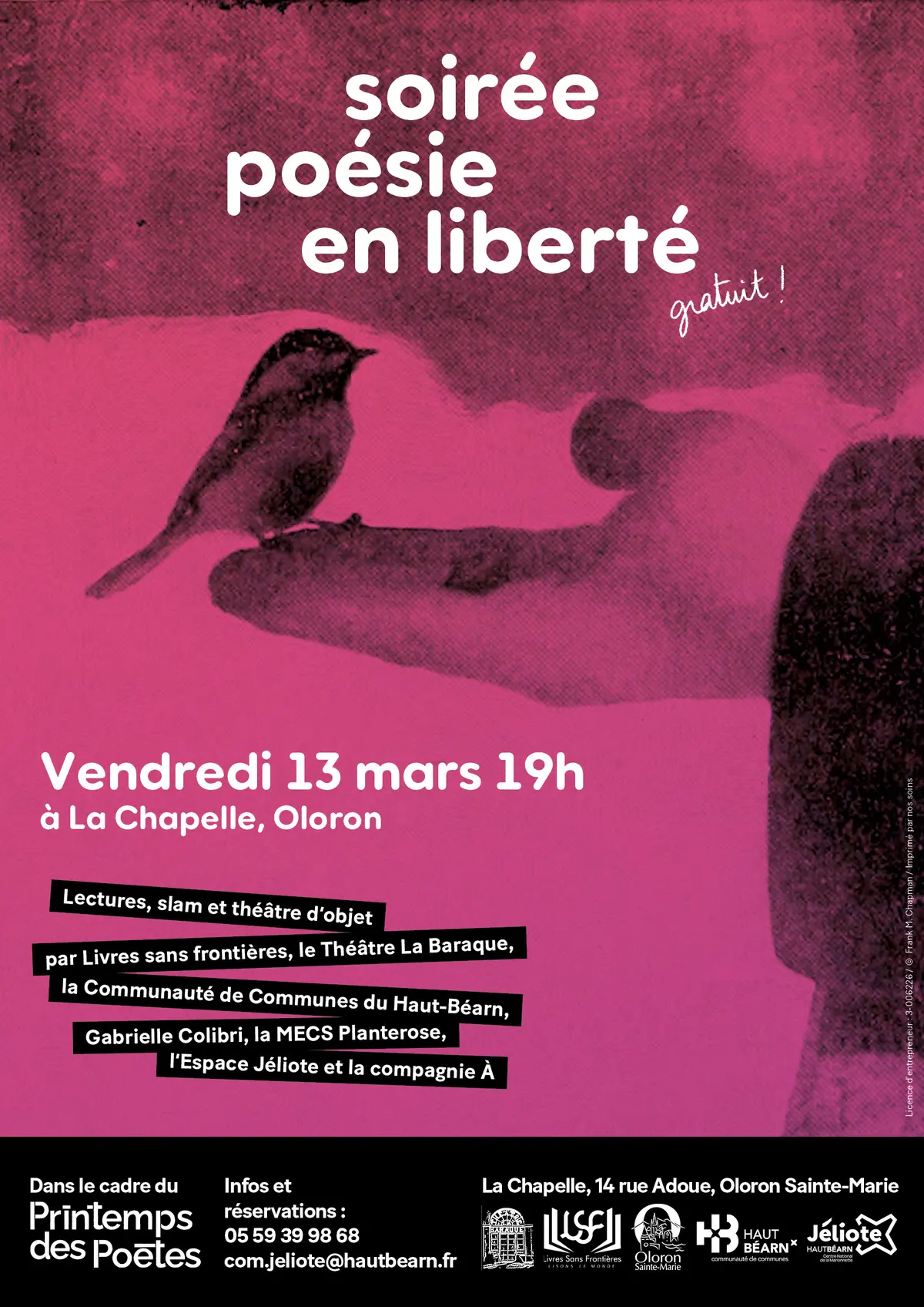 Soirée poésie en liberté
