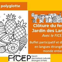 Soirée polyglotte - clôture Jardin des langues - bibliothèque Buffon