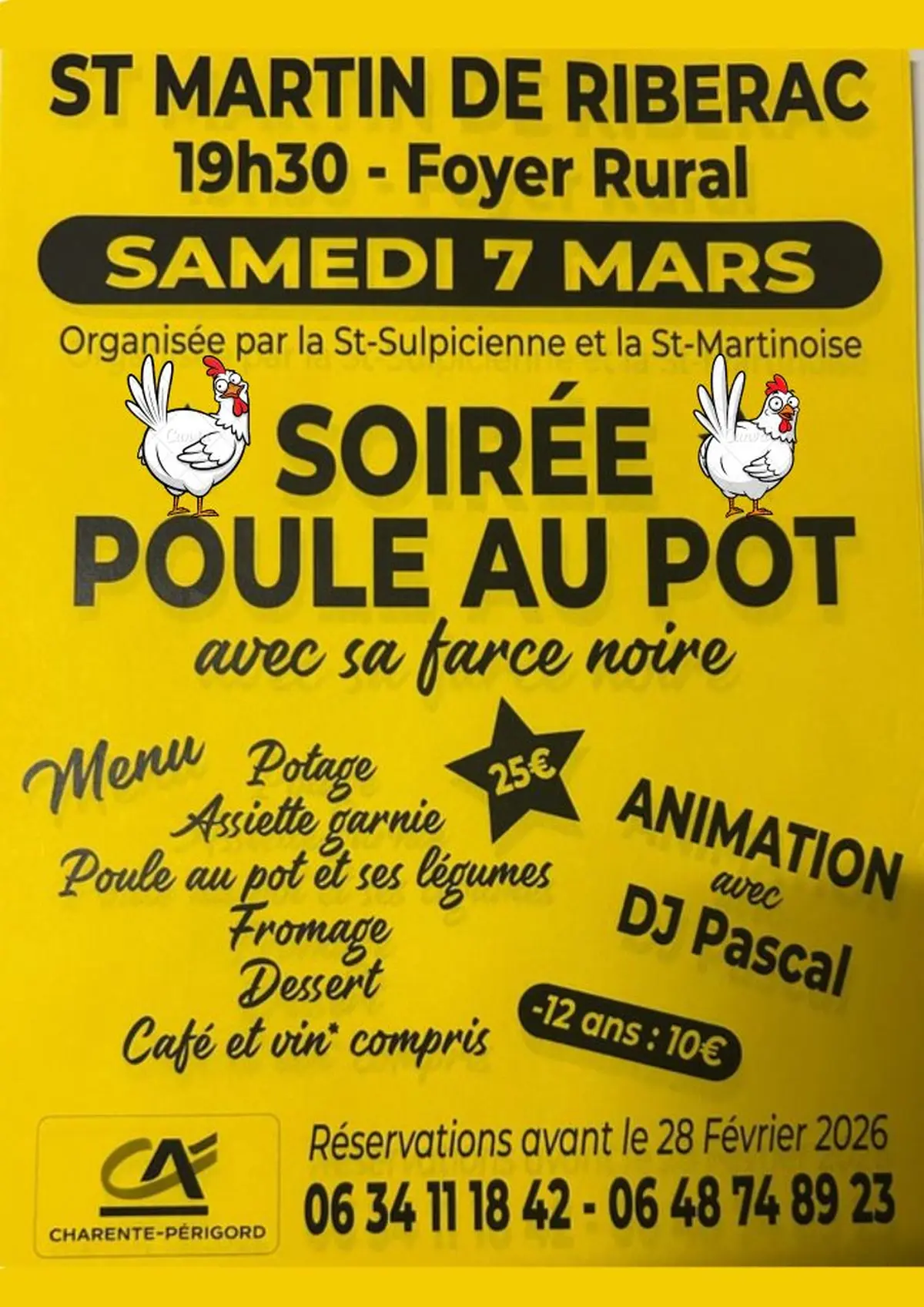 Soirée Poule au pot