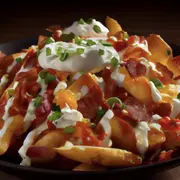 Soirée québécoise (poutine, musique)