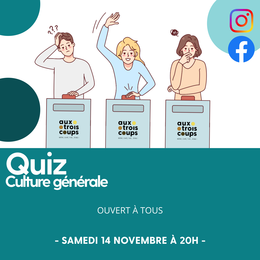 Soirée Quiz culture générale