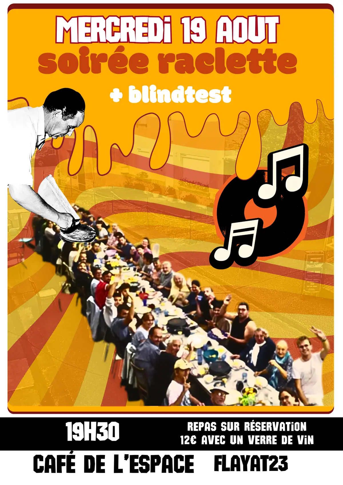 Soirée raclette + blindtest