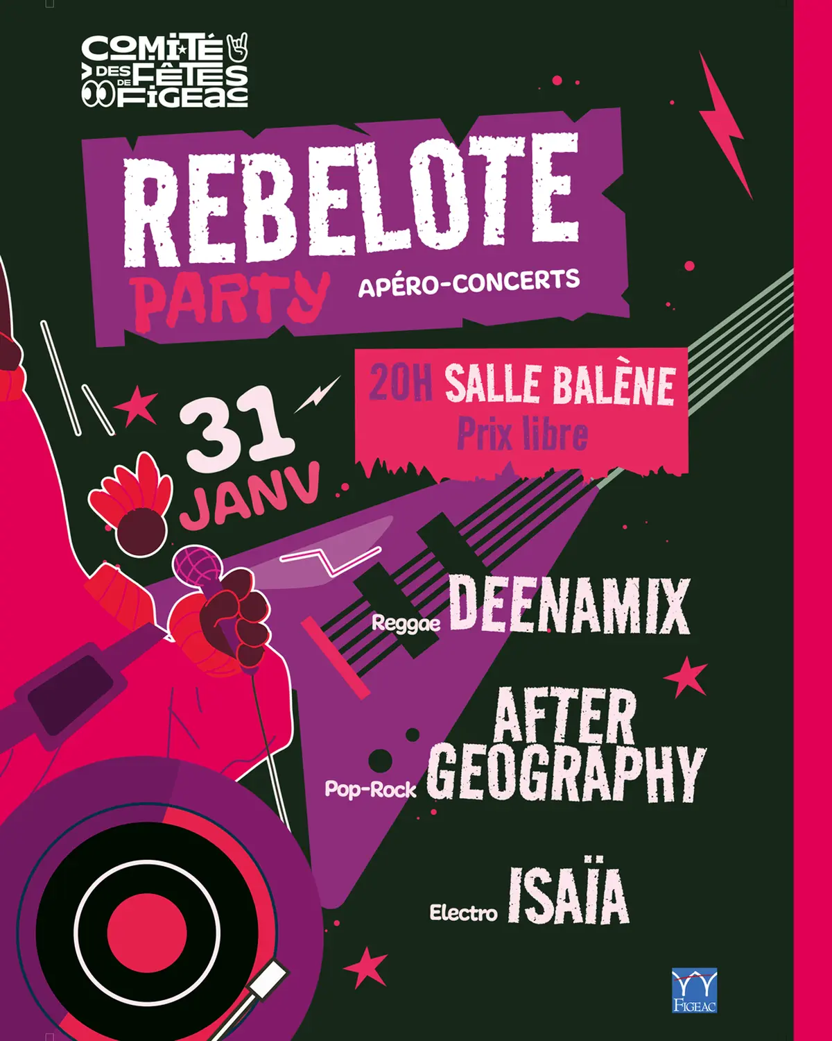 Soirée Rebelote party à Figeac !