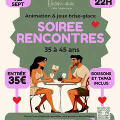 Soirée rencontre célibataires 35-45 ans