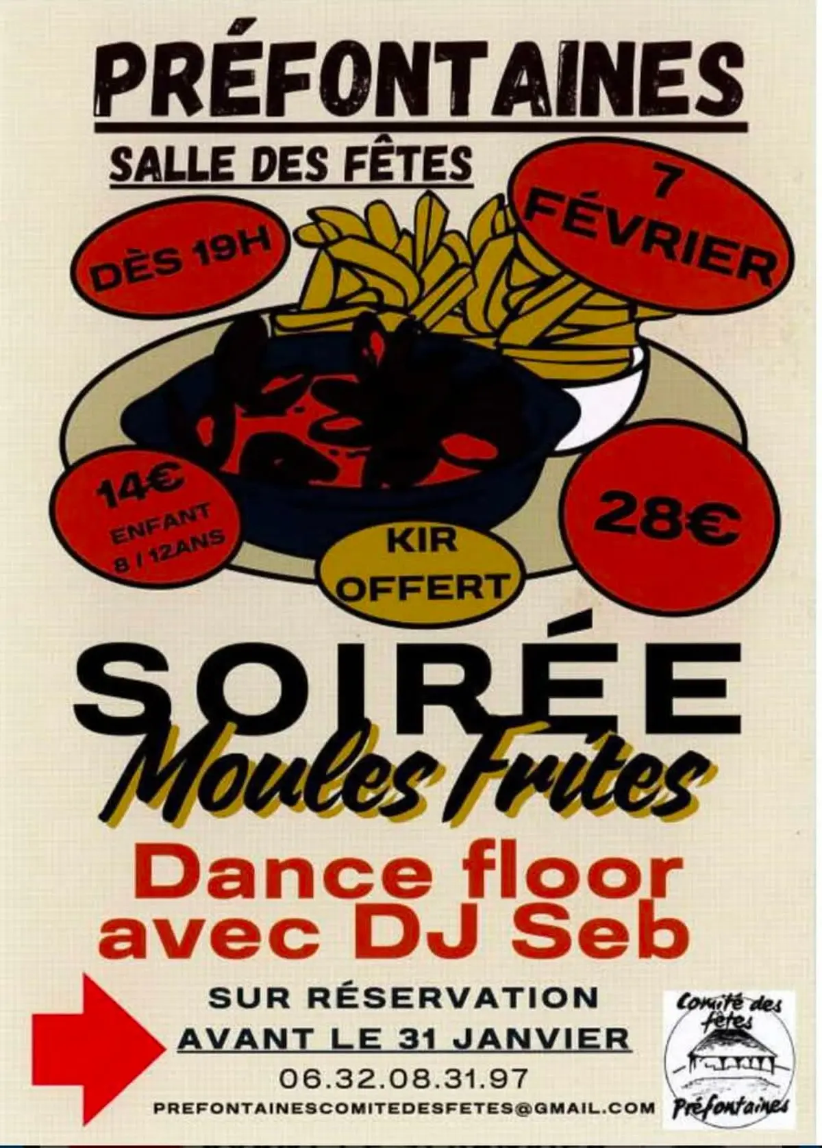 Soirée repas and Dance floor