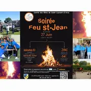 Soirée repas feu de la Saint-Jean à St Laurent d'Arce
