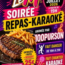 Soirée Repas-Karaoké au M