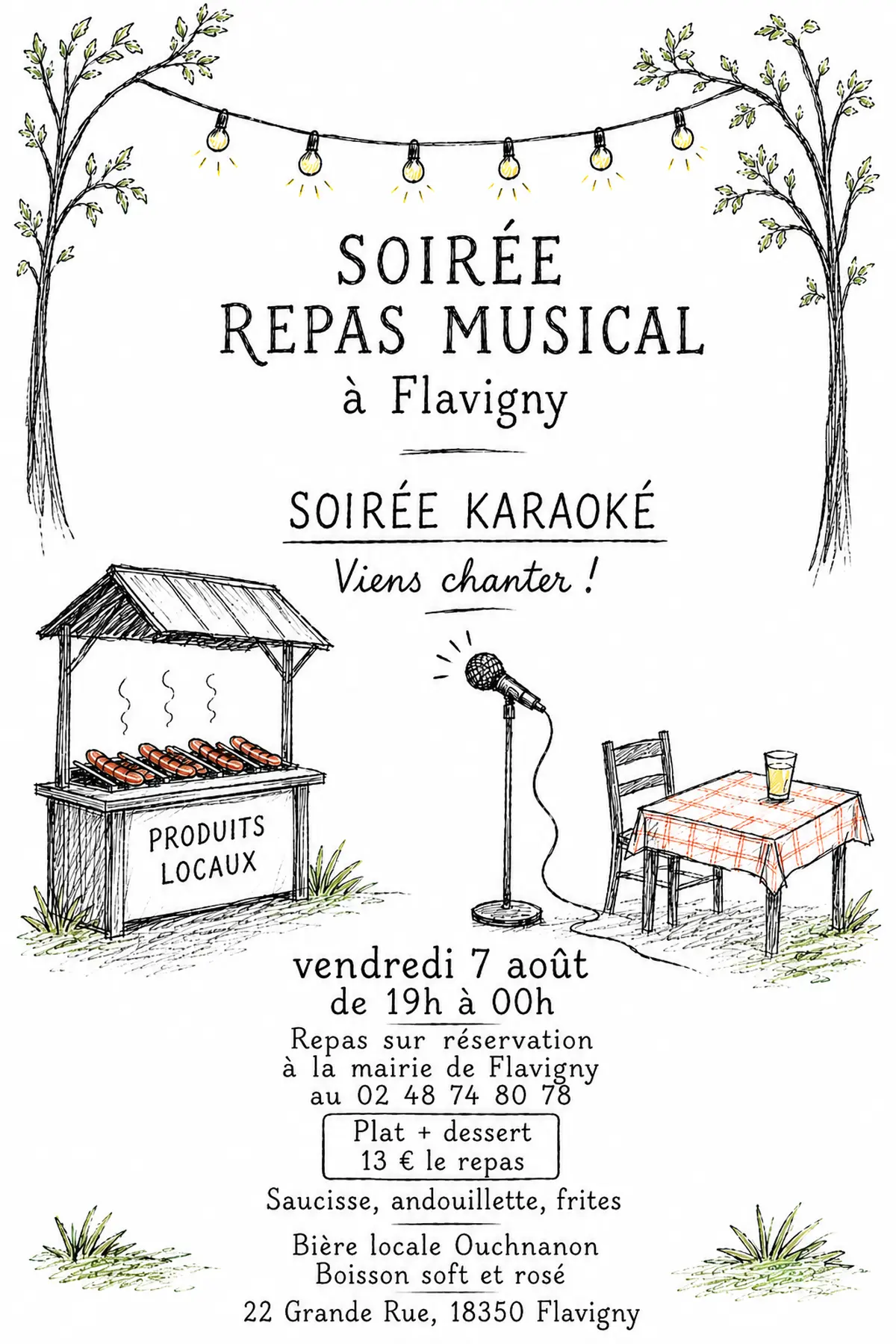 Soirée repas musical