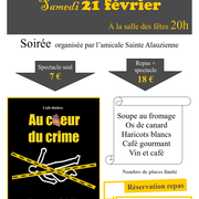 Soirée repas-théâtre Au cœur du crime