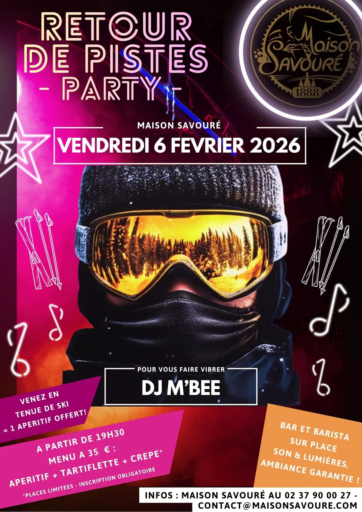 Soirée Retour de Pistes – Party