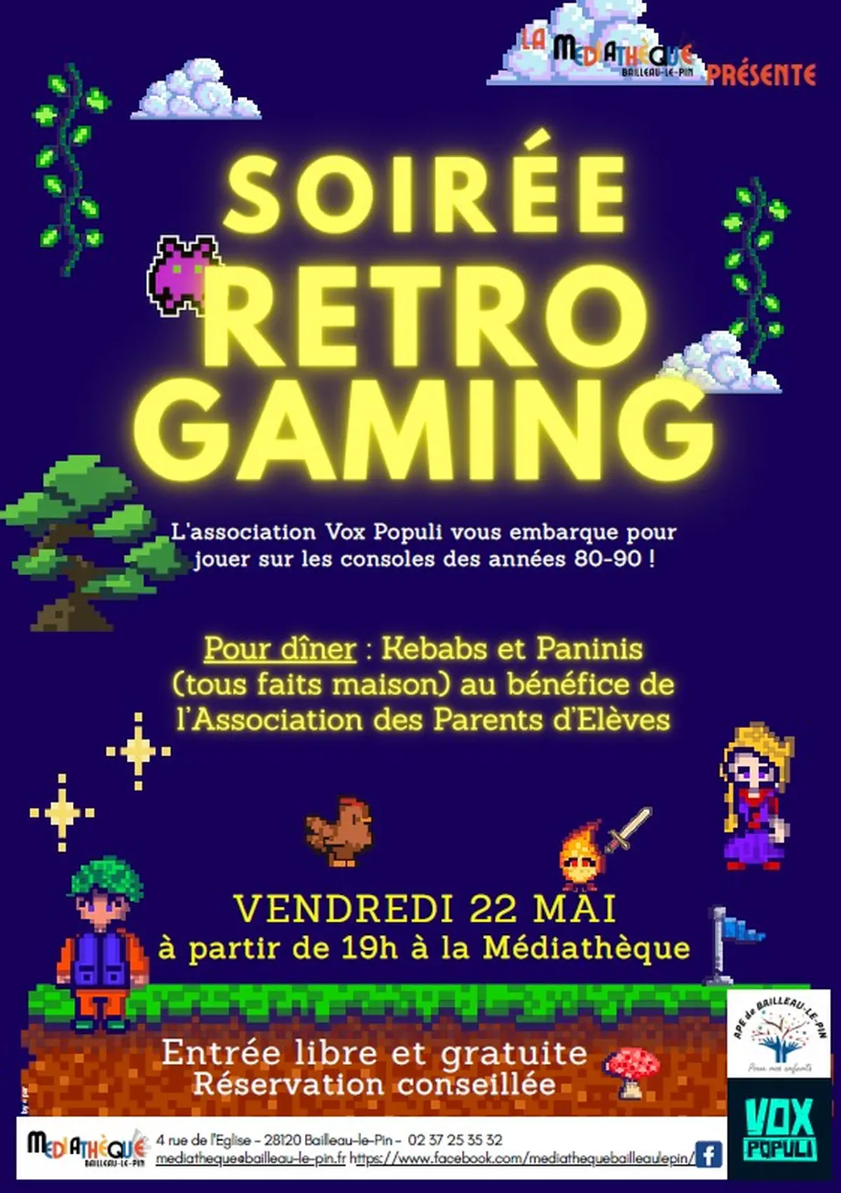 Soirée Retro Gaming