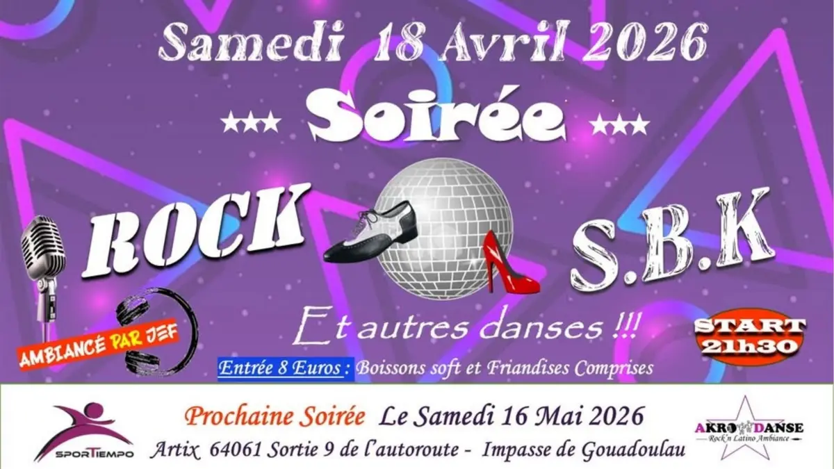 Soirée Rock SBK et autres danses