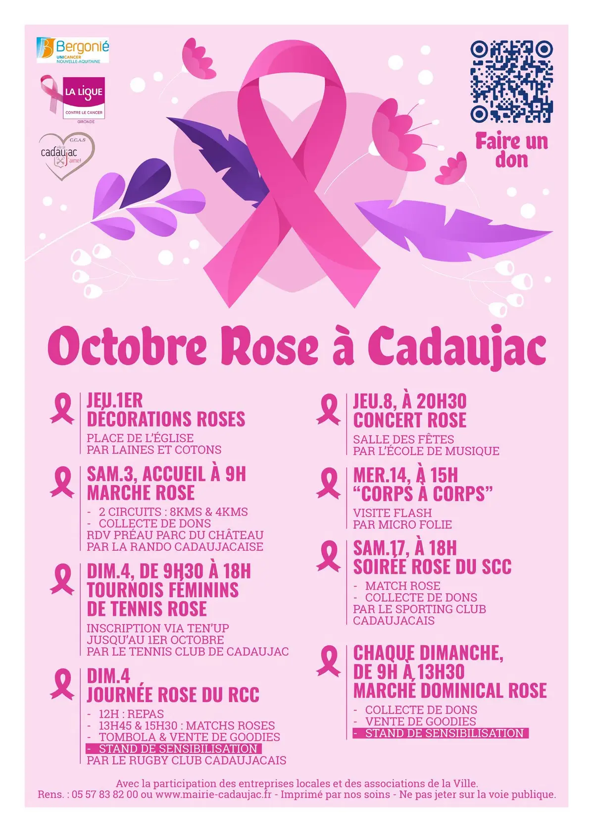 Soirée rose du SCC