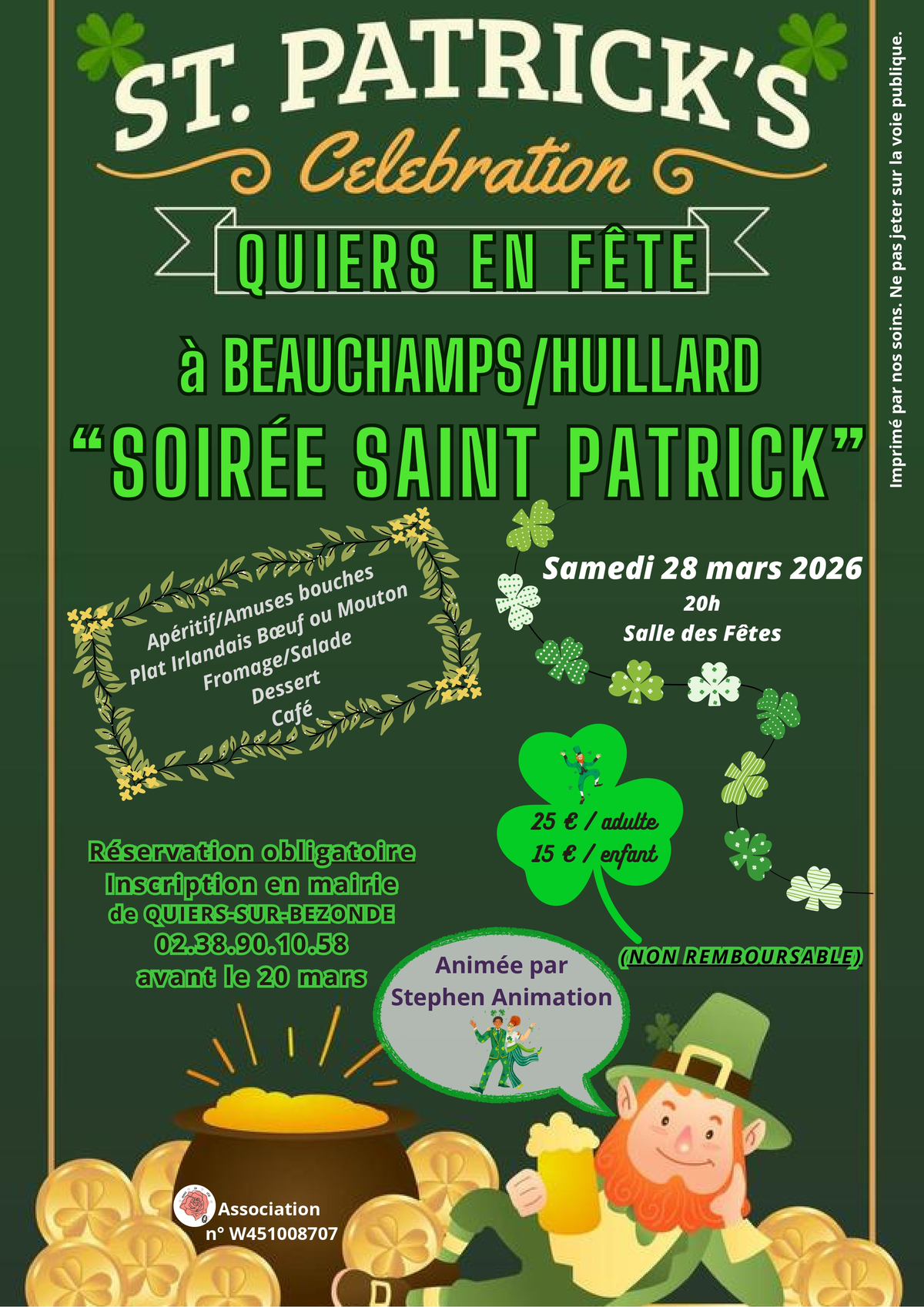 Soirée Saint Patrick