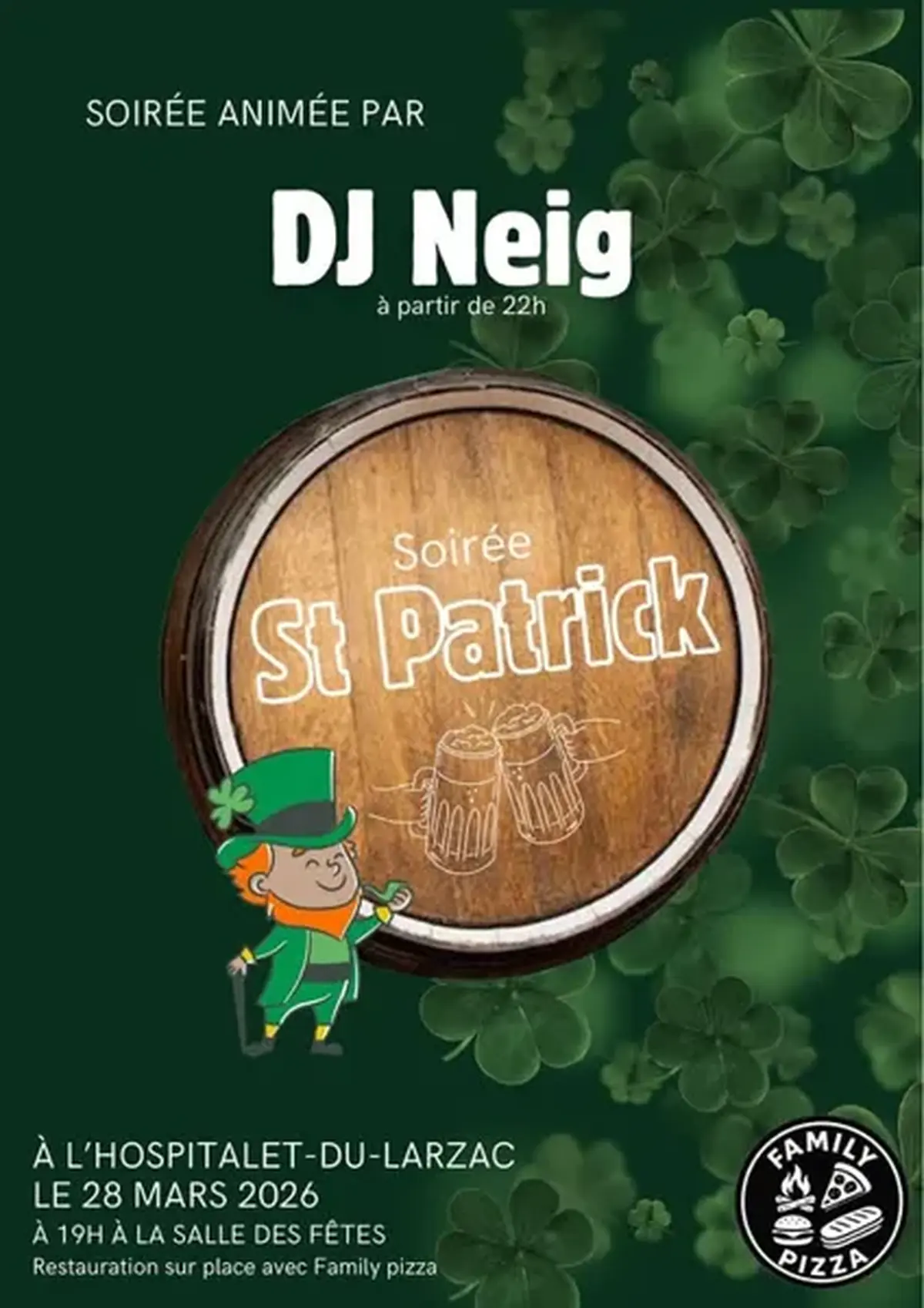 Soirée Saint-Patrick