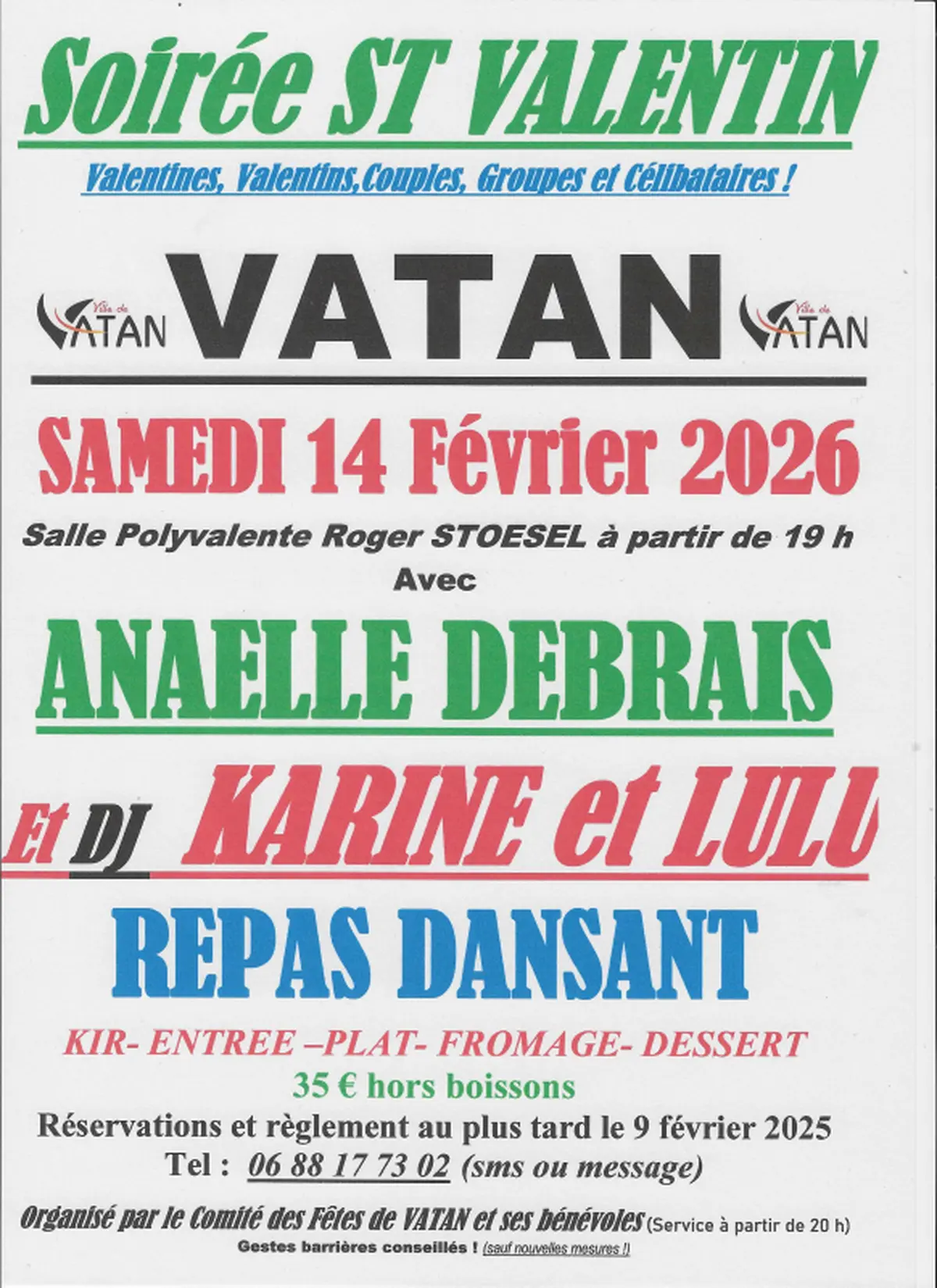 Soirée Saint-Valentin