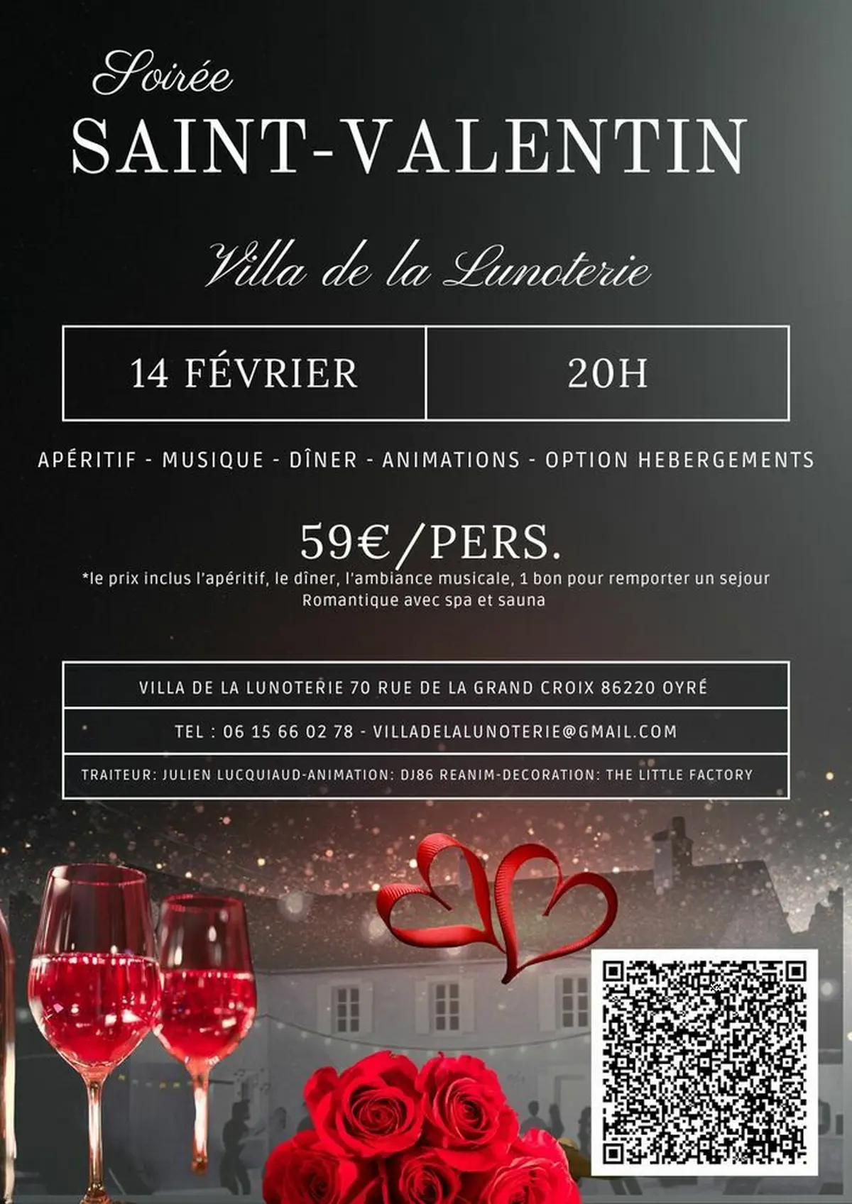 Soirée Saint Valentin