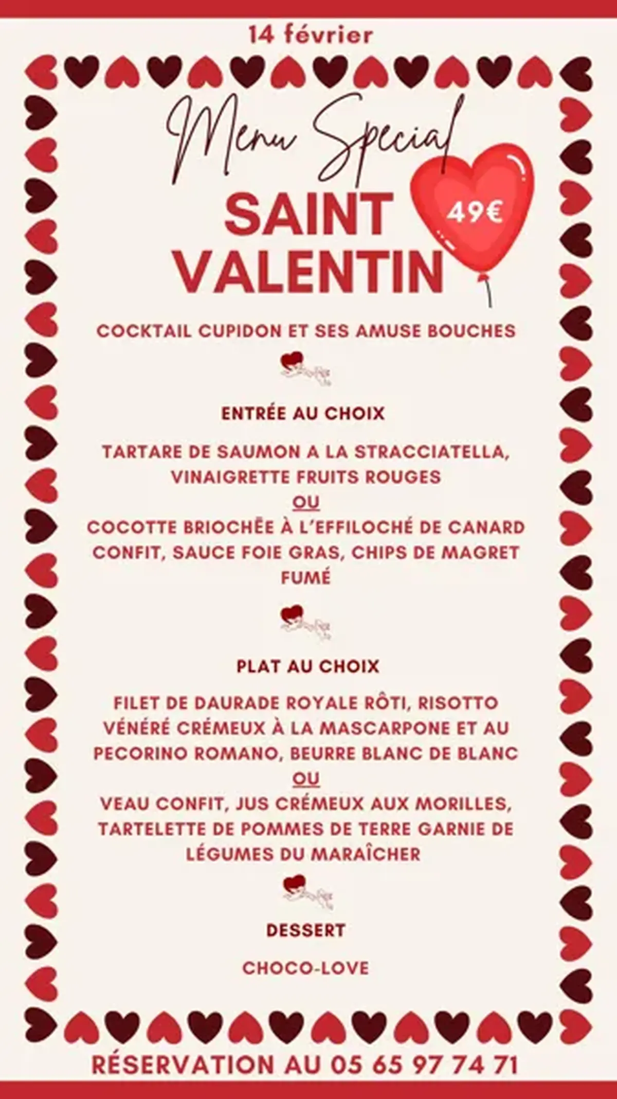 Soirée Saint-Valentin à L'Hortus