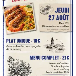 Soirée saveurs de la mer