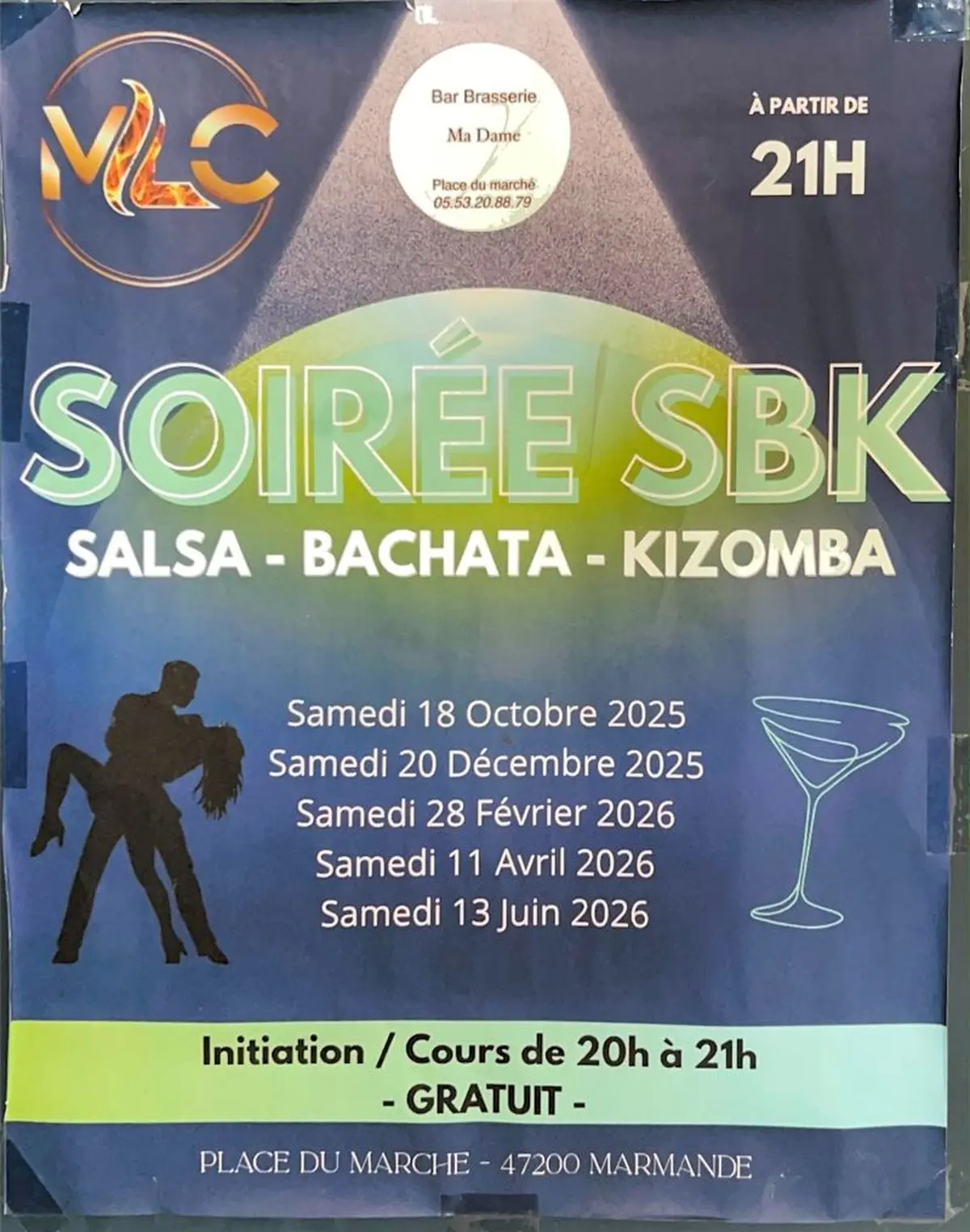 Soirée SBK à la Brasserie Ma Dame