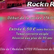 Soirée SBKR : Salsa Bachata Kizomba Rock\'n Roll au dancing de l\'Andalou