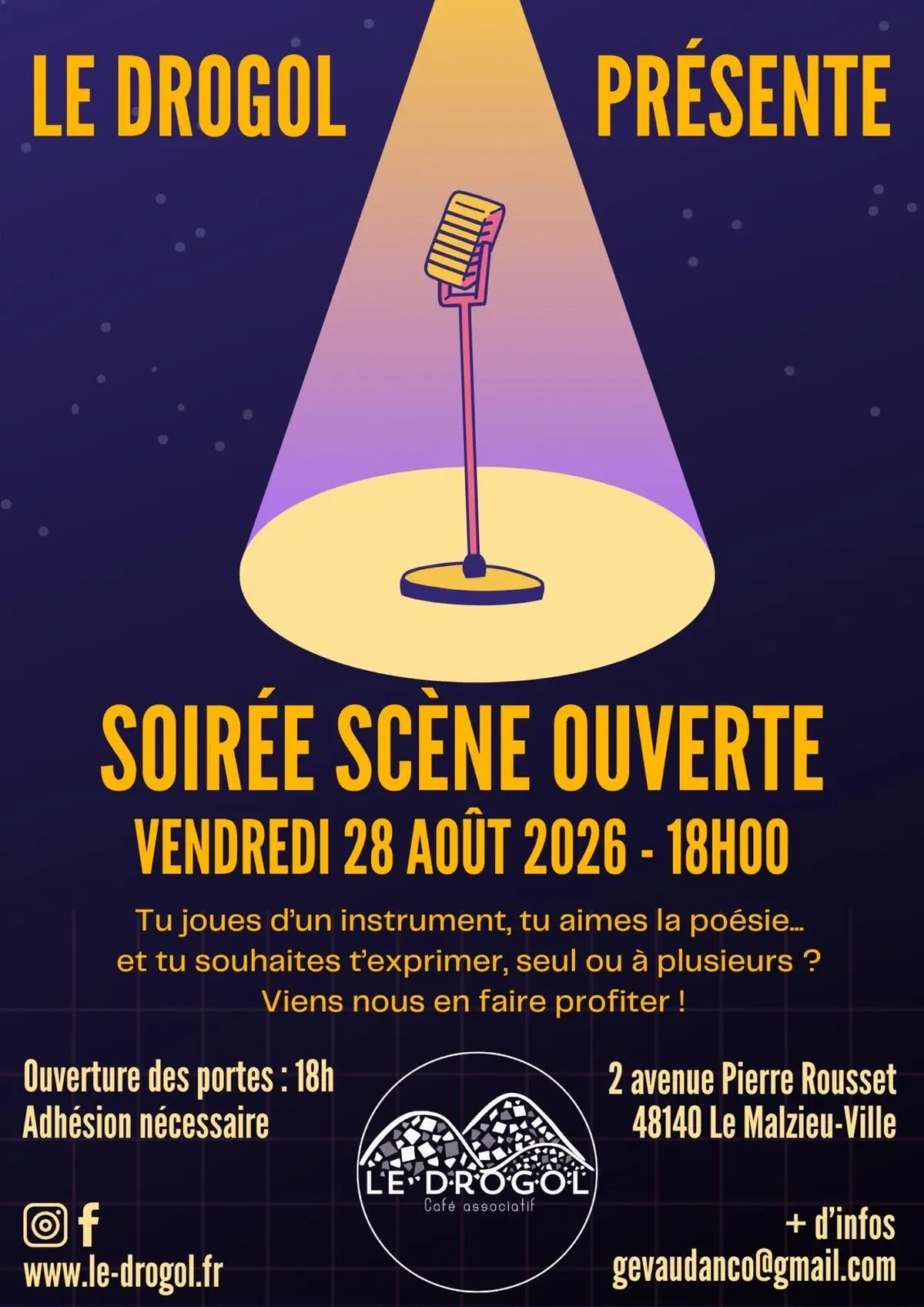 Soirée Scène Ouverte