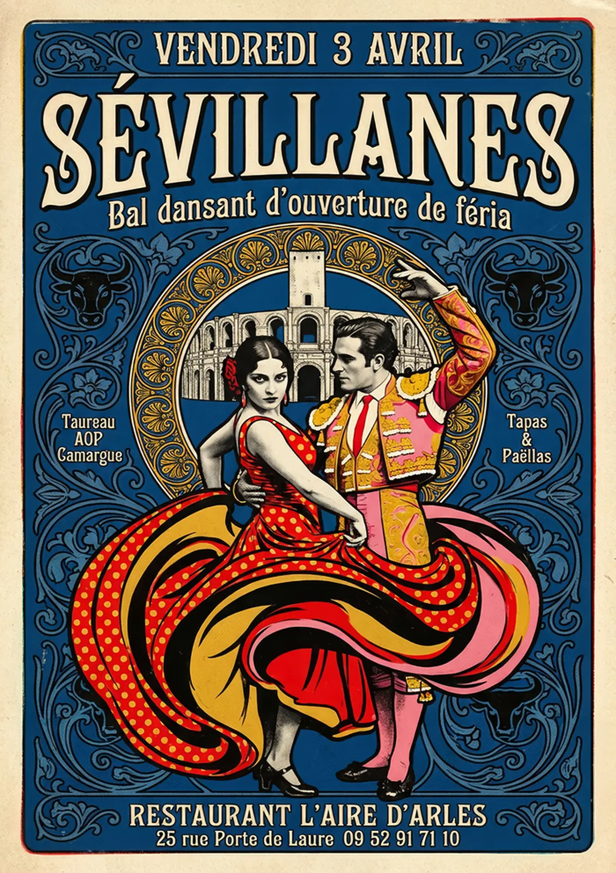Soirée Sévillane à l'Aire d'Arles - Féria de Pâques