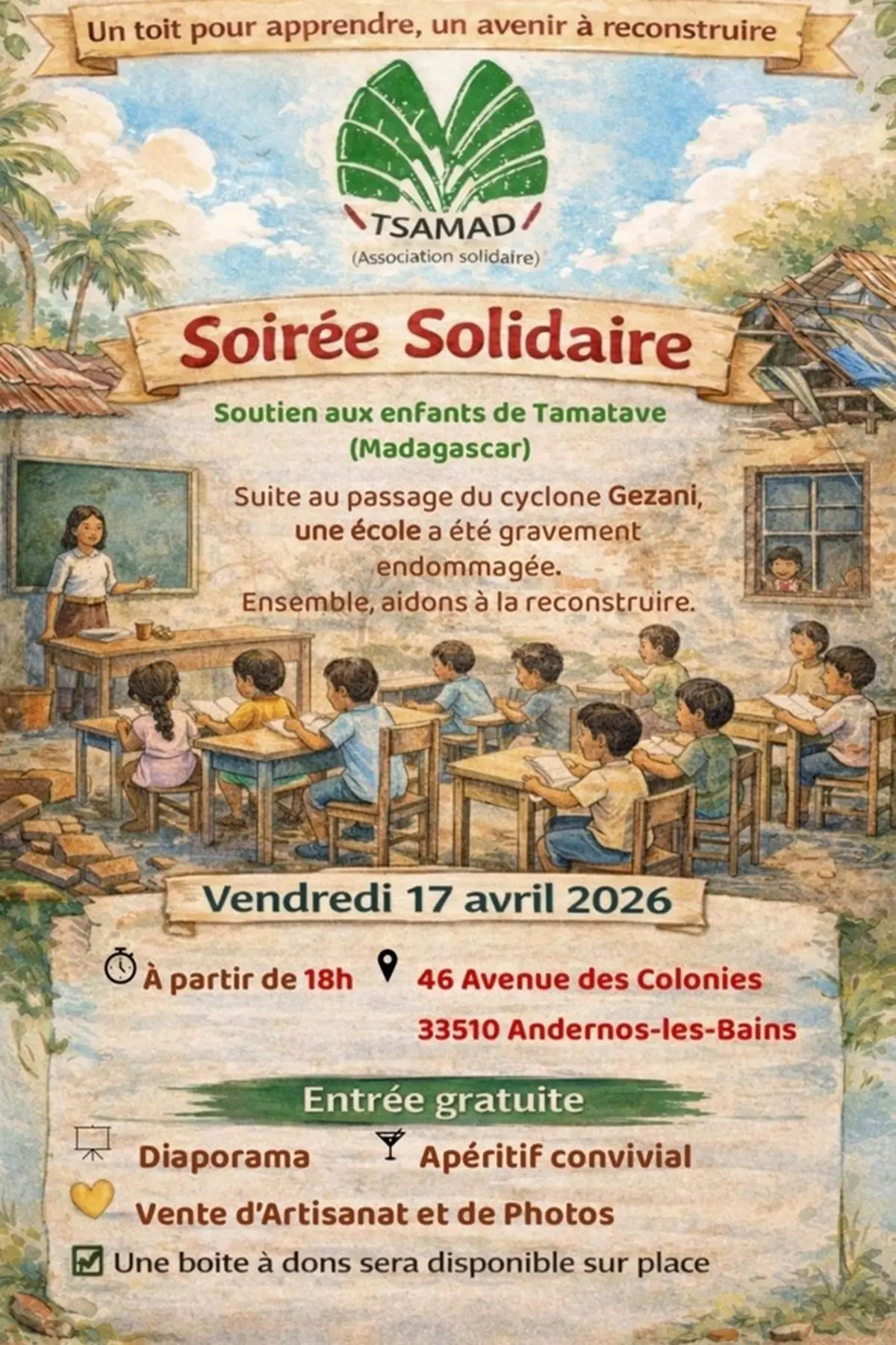 Soirée solidarité Madagascar