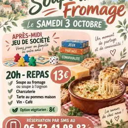 Soirée soupe au fromage