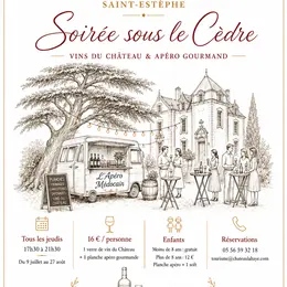 Soirée sous le cèdre