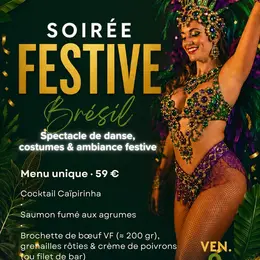 Soirée spectacle Brésil au restaurant la Régate