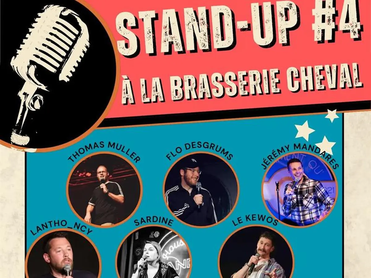Soirée Stand-Up à la Brasserie Cheval
