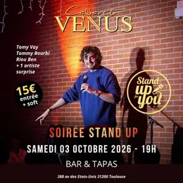 Soirée Stand-Up au Cabaret La Vénus