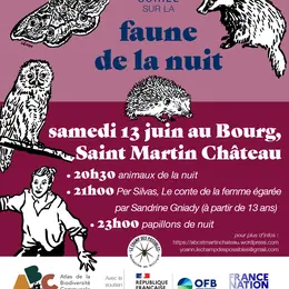 Soirée sur la faune de la nuit