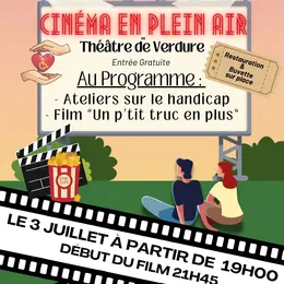 Soirée sur le thème du handicap : ateliers et projection de film en plein air