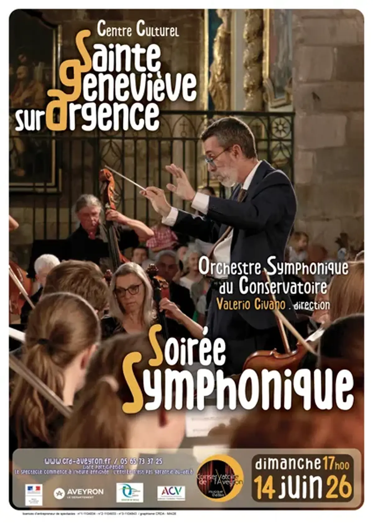 Soirée Symphonique à Sainte-Geneviève-sur-Argence