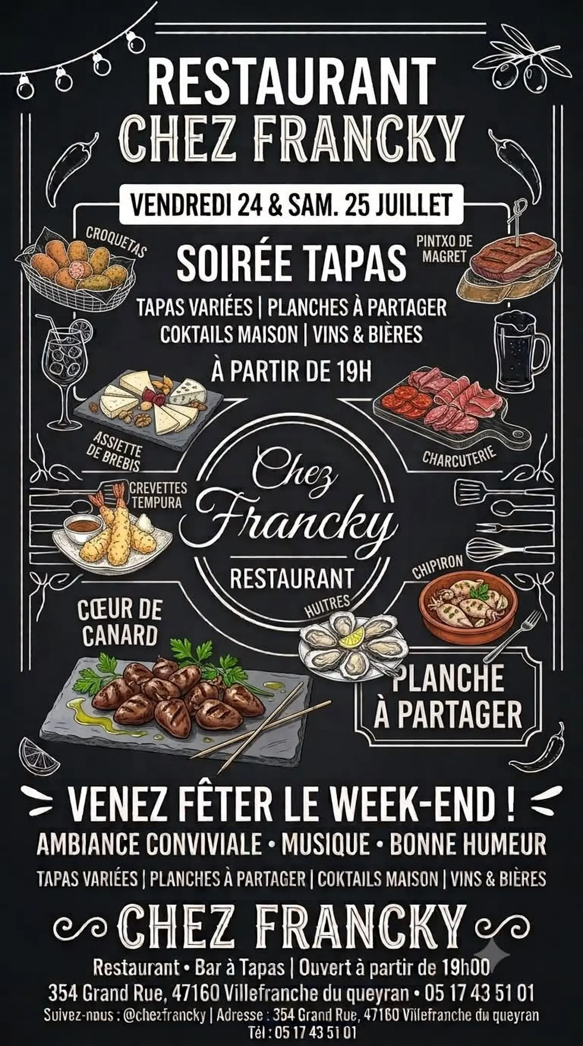 Soirée tapas