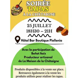 Soirée tapas à la châtaigne