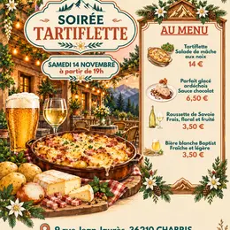 Soirée tartiflette à la Chabriotte