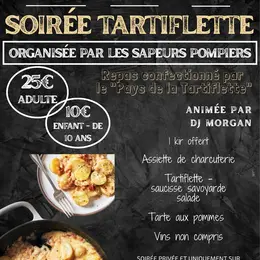 Soirée tartiflette des sapeurs pompiers