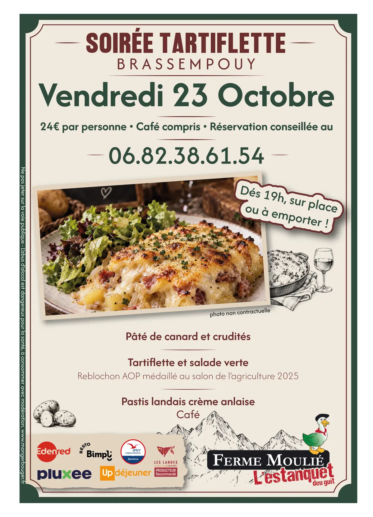 Soirée Tartiflettes