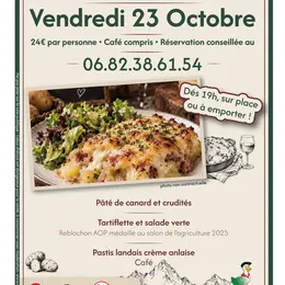 Soirée Tartiflettes