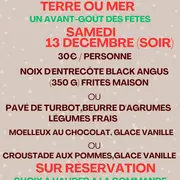 Soirée Terre ou Mer - Un avant-goût des fêtes au restaurant Le Victor Hugo