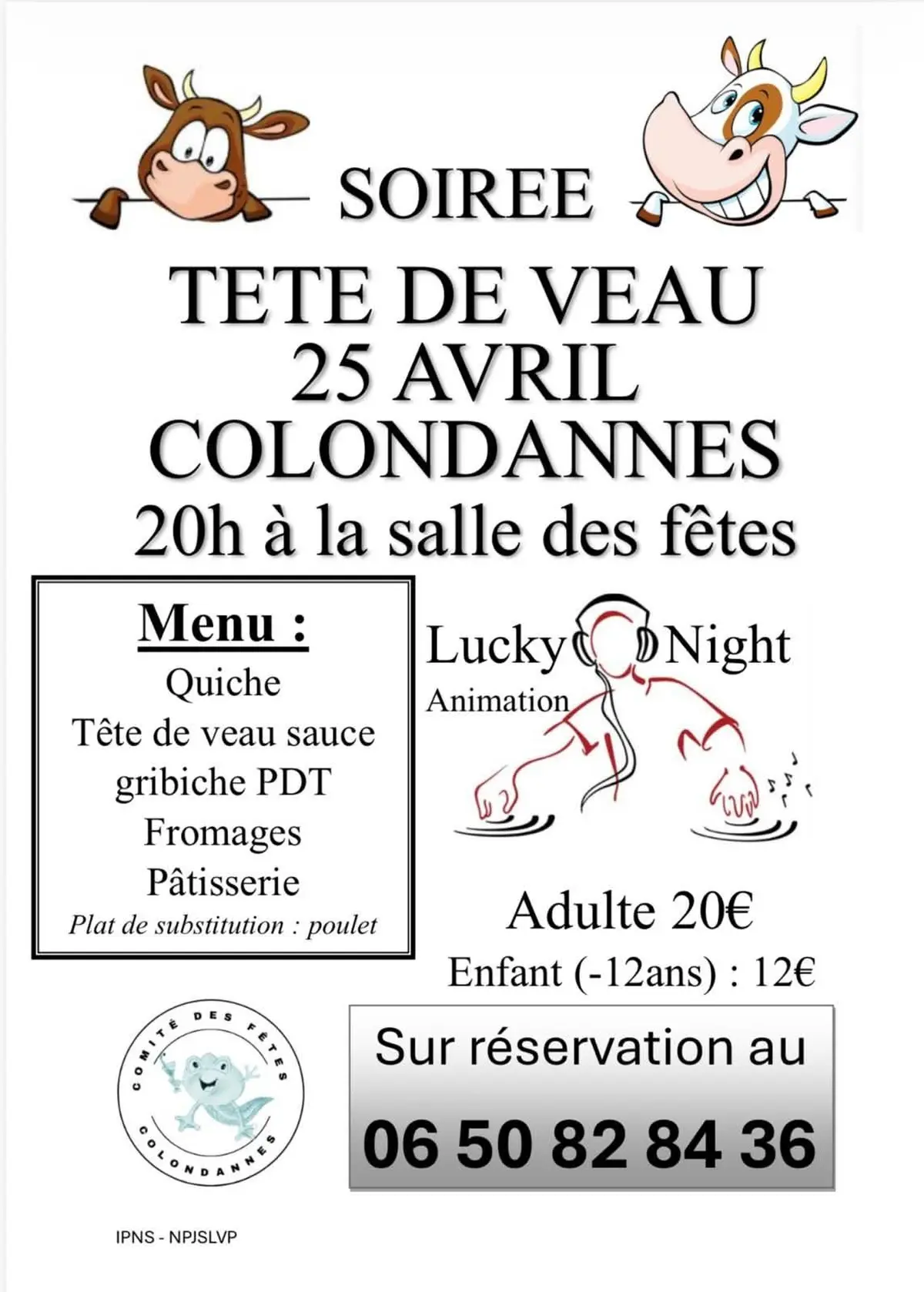 Soirée tête de veau
