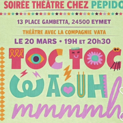 Soirée théâtre chez Pépido Café